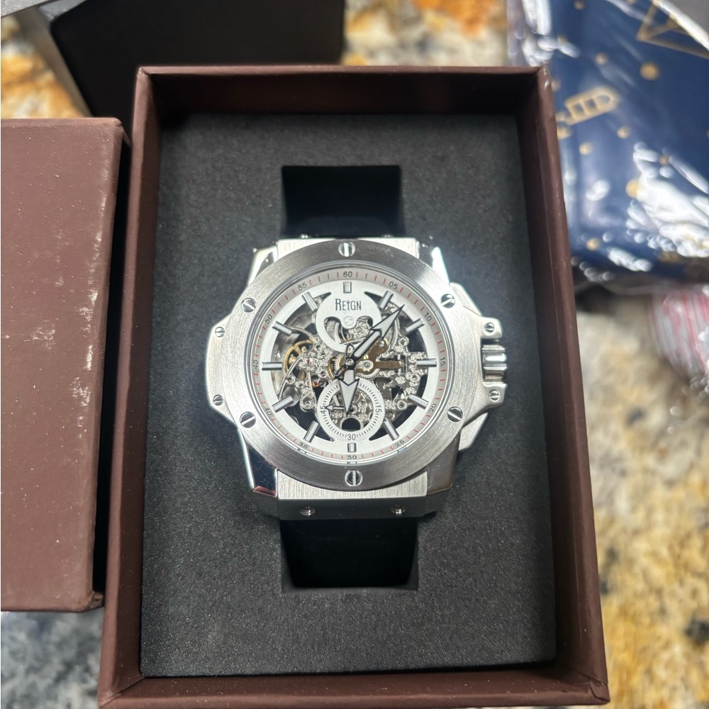 Reign Stainless Steel Commodus Men’s Automatic Watch